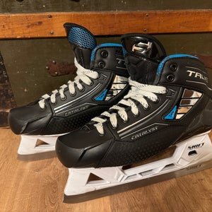 2024 True Catalyst 7X4 Hockey Goalie Skates Regular Width 9 (Used)