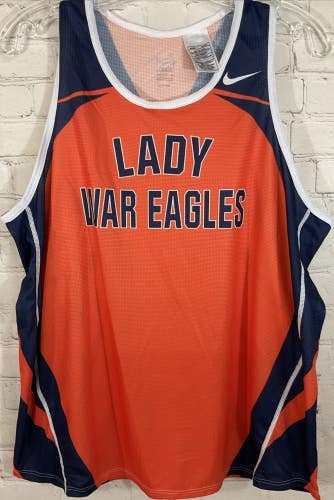 Nike Teams Dri Fit Lady War Eagles Tank Top Basketball Jersey Size Extra Large