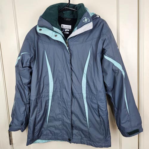 Columbia Women's Size: S 3-in-1 Interchange Jacket Omni-Tech Hooded Winter Coat