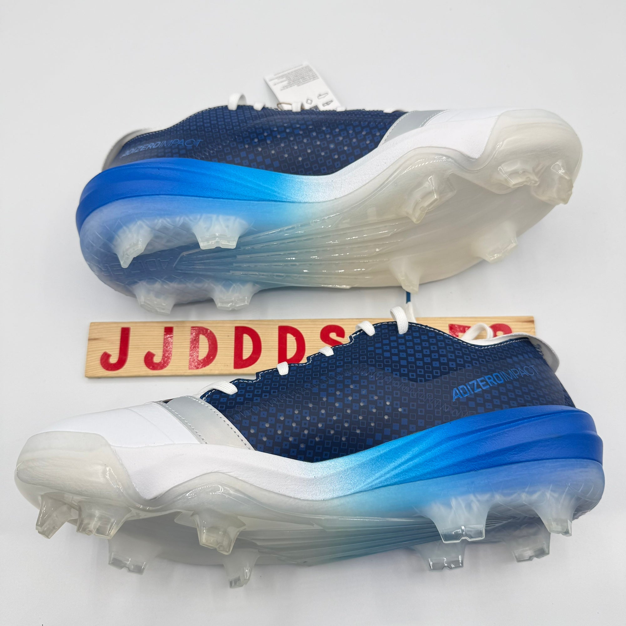 Adidas Adizero Impact TPU Baseball Cleats Navy Royal White  display picture 2