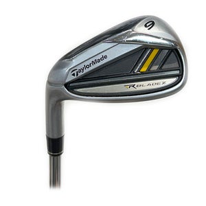 LH TaylorMade RBladez Single 9 Iron Steel Rocketfuel 85g Stiff Flex