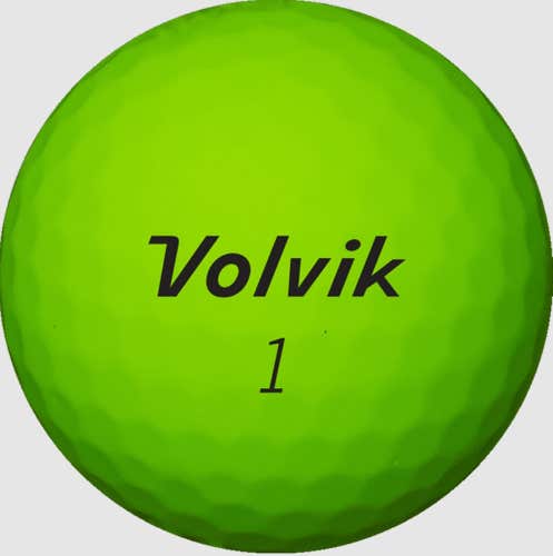 Volvik Vimax Soft Golf Balls (Matte Green, 3pk) 1 Sleeve 2023 NEW