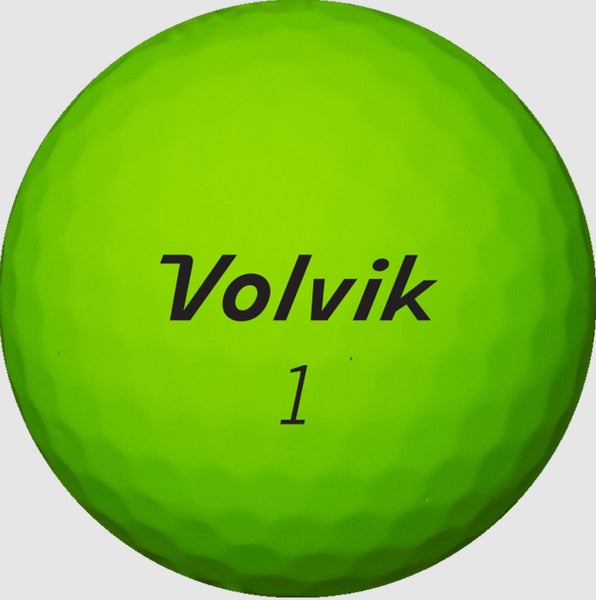 Volvik Vimax Soft Golf Balls (Matte Green, 3pk) 1 Sleeve 2023 NEW
