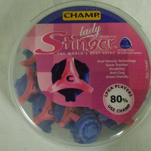 Lady Stinger Champ Spikes 20 Cleat Set (Tri-LOK) w/ Golf Shoe Wrench NEW