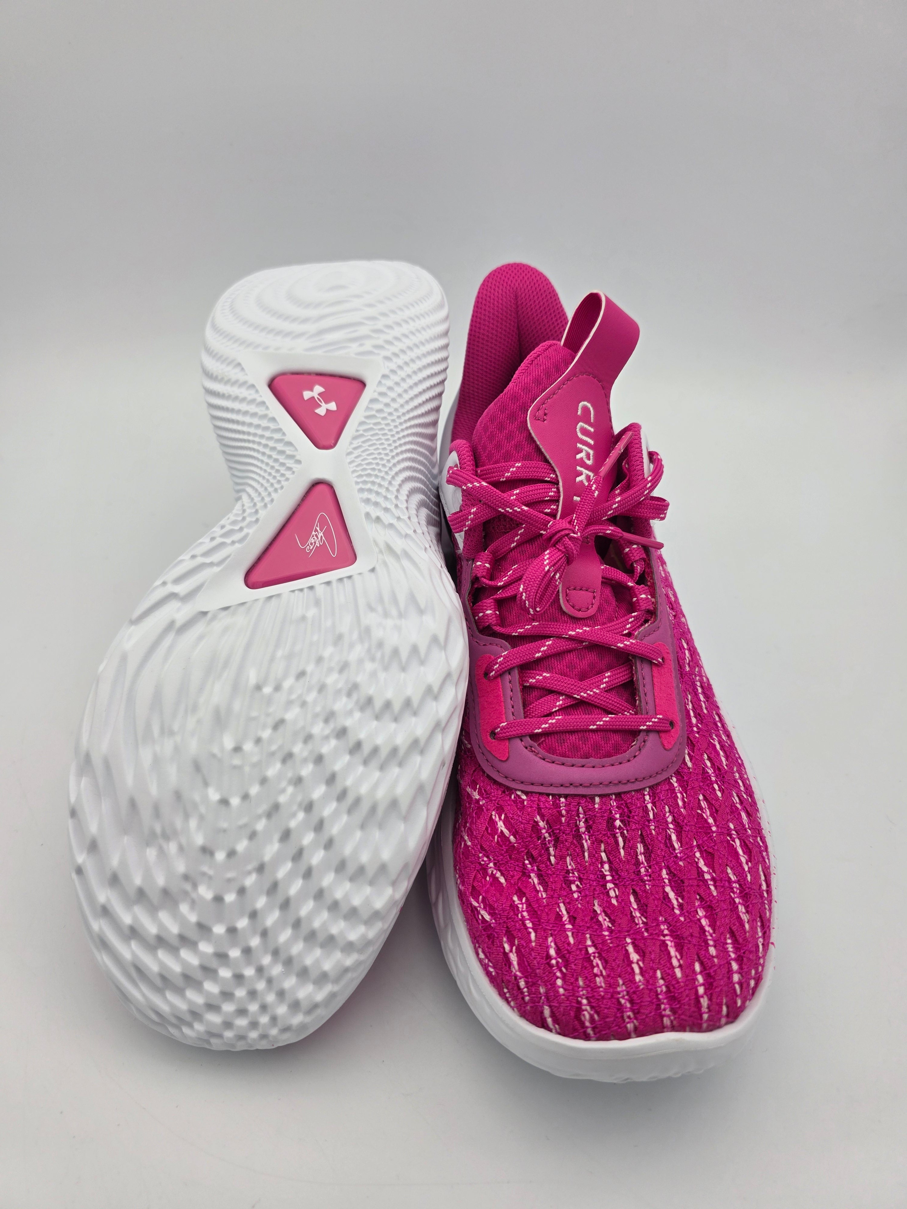 Under Armour UA Steph Curry 9 Basketball White/ Pink 3025631 