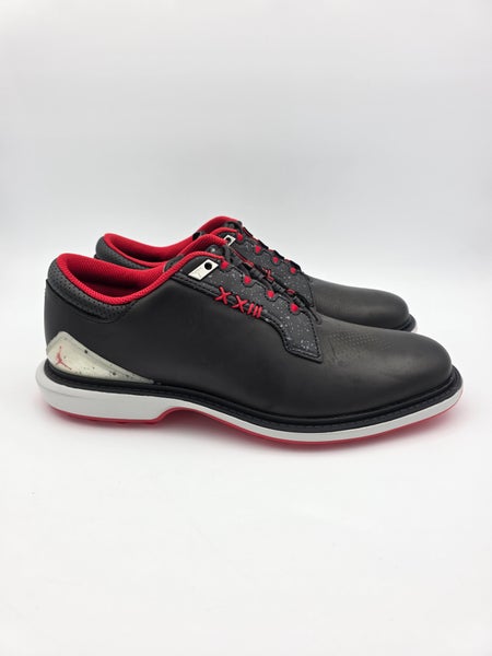 Men's Nike Air Jordan ADG 5 Black/Red Golf Shoes FQ6642-001 Size 8.5