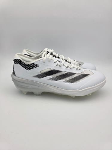 Adidas Adizero Impact TPU Men's Size 10 White Black Baseball Cleats IH4730