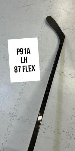 Senior(1x)left P91A 87 Flex ProBlackStock™ Unbranded Blackouts Pro Stock Hockey Sticks