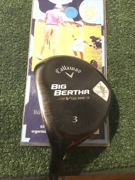 Callaway Left Handed Big Bertha V-Series 3 Wood Regular Bassara E52 Red Graphite