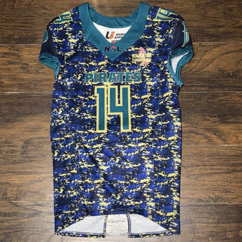 Pasquale Vacchio #14 Massachusetts Pirates 2018 NAL Heroes Specialty Game Jersey