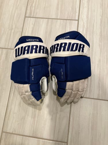Warrior Alpha Gloves 14" Pro Stock (Used)