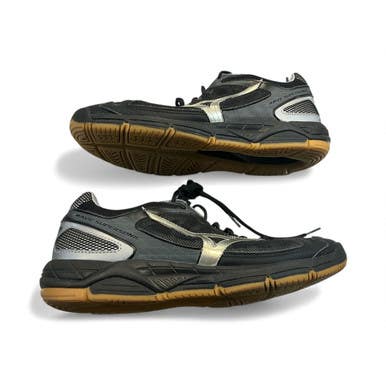 Used Mizuno WAVE SUPERSONIC VB Shoes Adult Black Senior 9 11873-S000207774