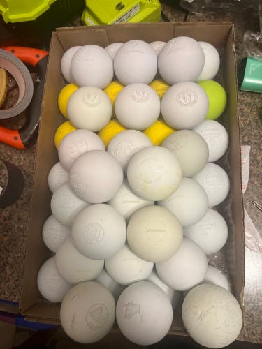Lacrosse Balls- Assorted lot of 46 New and used balls