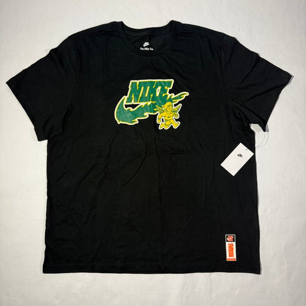 Men’s Nike Sportswear Angel Swoosh Graphic Black T-Shirt
