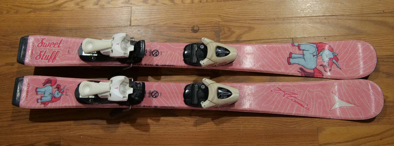 Kid's Atomic 90 cm All Mountain Skis With Bindings (Used)