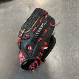 Used Rawlings LIGHTNING SERIES BB/SB Glove T-ball Black 8" 11614-S000225382
