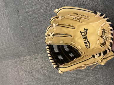 Used Rawlings SELECT SERIES SS12CB BB/SB Glove RH Throw Tan 12" 11614-S000225536