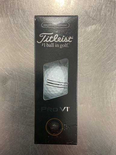 Used Titleist PROV1 3 PACK SLEEVE 3 Ball - Golf Ball Sleeve 11614-S000225516