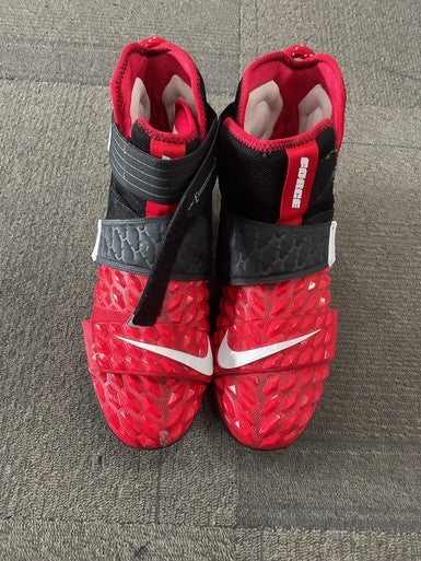 Used Nike FORCE Adult FB Cleats Red Senior 12 11614-S000225510