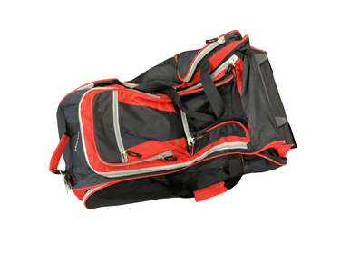 Used PROTEGE BB/SB Player Wheeled Bag Black And Red 11613-S000171986