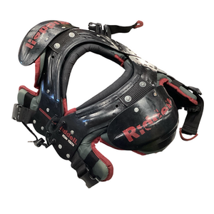 Used Riddell RIVAL YOUTH FB Shoulder Pads Black SM 11613-S000171980