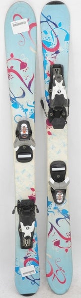 K2 Flowers Kids Skis with Bindings - 100 cm Used