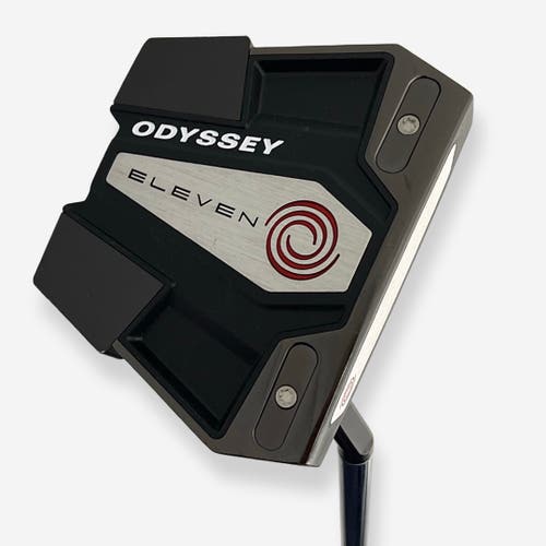 Odyssey Eleven Slant Putter Right Handed Steel Shaft 34.5” W/ Headcover