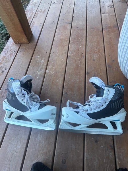 Bauer Reactor 2000 Hockey Goalie Skates Regular Width 10 (Used)