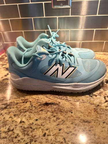 Blue Unisex Size M 8.0 (W 9.0) Youth New Balance MX99 TURF Shoes (Used) TURF SHOES