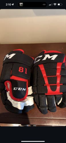 Pro Stock Chicago Blackhawks Marian Hossa Hockey Gloves 14”