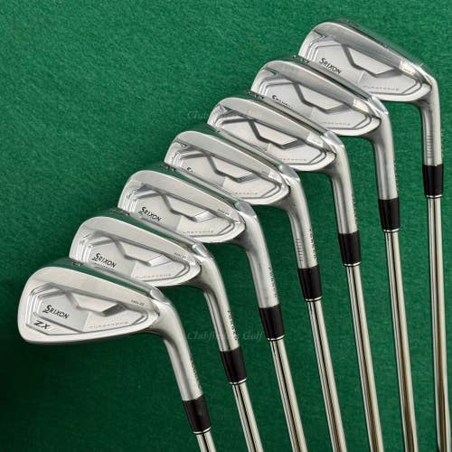 Srixon ZX7 MK II Forged 4-PW Iron Set Dynamic Gold Tour Issue S400 Steel Stiff