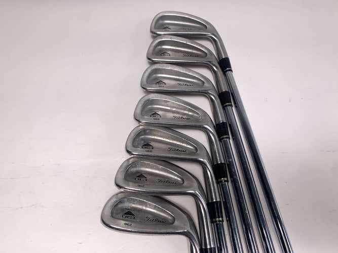 Titleist DCI 962 Iron Set 3-9 True Temper Dynamic Gold S300 Stiff Steel Mens RH