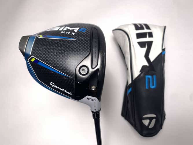 TaylorMade SIM2 MAX Driver 10.5* Fujikura Ventus Blue 5-S Stiff Mens RH HC