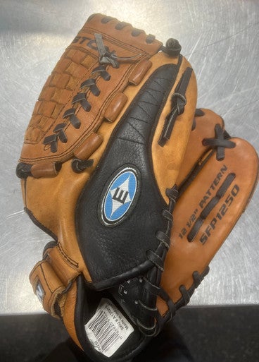 Used Easton SYNERGY RH Throw Fastpitch Gloves Brown 12 1/2" 11497-C000153810