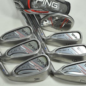 Ping Karsten 2014 4H, 5-W Iron Set Regular Flex Right CFS Steel # 206356