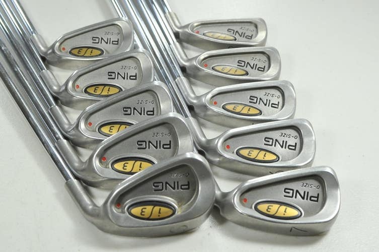 Ping i3 O-Size 3-W,UW,SW Iron Set Regular Flex Red Dot Right JZ Steel # 206277