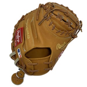 Rawlings Heart of the Hide Stiff Tan JP20 32.5 Catchers Mitt Right Hand Throw