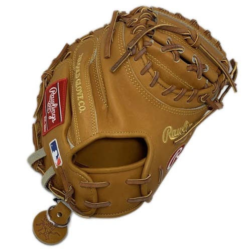 Rawlings Heart of the Hide Stiff Tan JP20 32.5 Catchers Mitt Right Hand Throw
