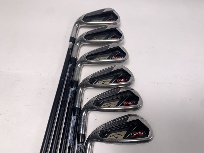 Callaway Razr X Iron Set 5-PW Regular Graphite Mens LH