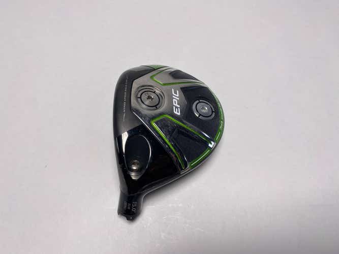 Callaway GBB Epic Sub Zero 3 Tour Issue Fairway Wood 15* HEAD ONLY Mens LH