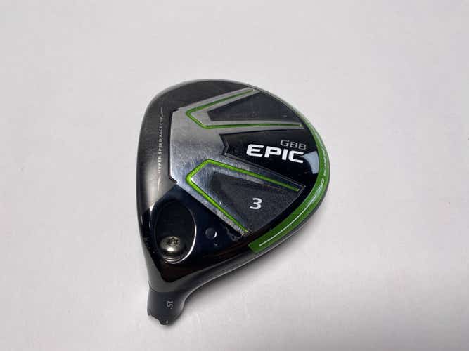 Callaway GBB Epic 3 Tour Issue Fairway Wood 15* HEAD ONLY Mens LH