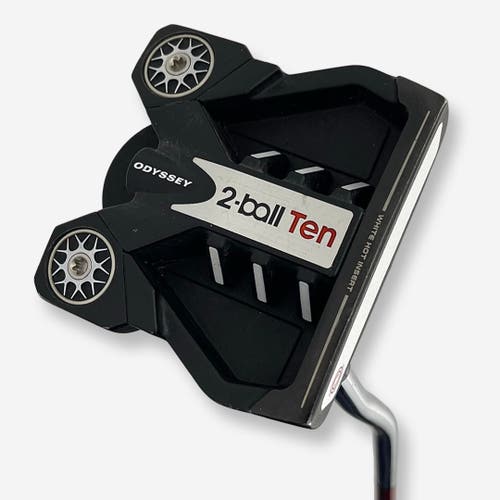 Odyssey 2-Ball Ten Red Putter Right Handed Steel Shaft 35”