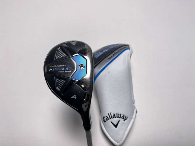 Callaway Paradym Ai Smoke Max Fast 4 Hybrid 21* Eldio 40g Ladies Graphite RH HC