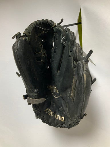 Used Mizuno MMX 123P BB/SB Glove RH Throw Black 12" 11823-S000035977