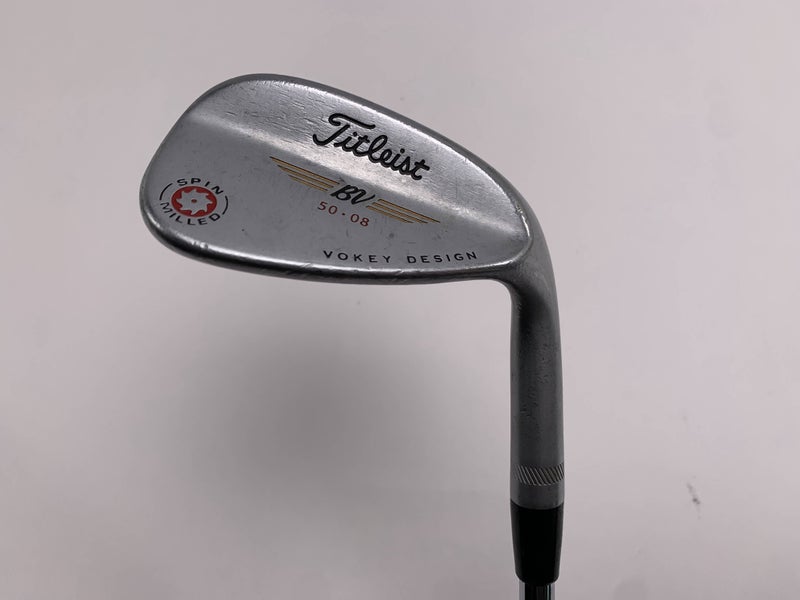 Titleist Vokey Spin Milled 2009 Chrome Gap Wedge GW 50* 8 Bounce Steel Mens RH