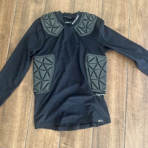 BAUER ELITE PADDED GOALIE LONGSLEEVE TOP YOUTH (MEDIUM)