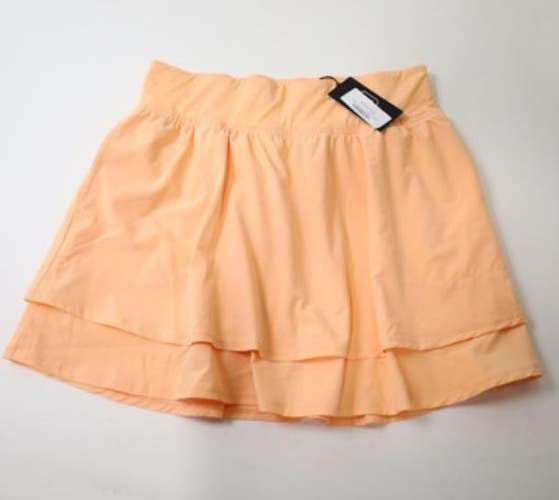 FootJoy Womens Lightweight Woven Golf Skirt Skort Sunset Orange Choose Size NEW