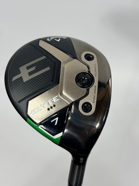 Callaway Elyte Triple Diamond 7 Wood 21° Tensei 1K Black 75g Stiff Flex 42” Head Cover