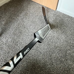 Senior Warrior V4 Pro Goalie Stick Regular 25" Paddle (New)