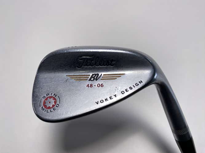Titleist Vokey Spin Milled Chrome 2009 Gap Wedge GW 48* Wedge Steel Mens RH